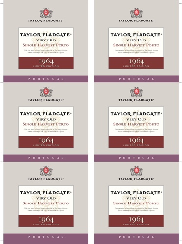 1964 Single Harvest Porto Wine Card