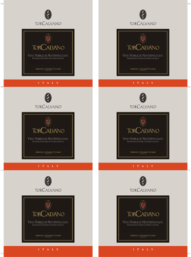Vino Nobile di Montepulciano DOCG Wine Card