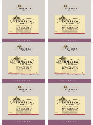 10 Year Old Tawny Porto Wine Card