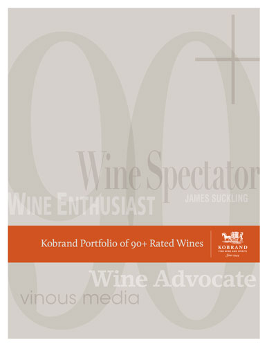 Kobrand Portfolio of 90+ Rated Wines Brochure