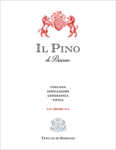 Il Pino di Biserno Front Label – NEW