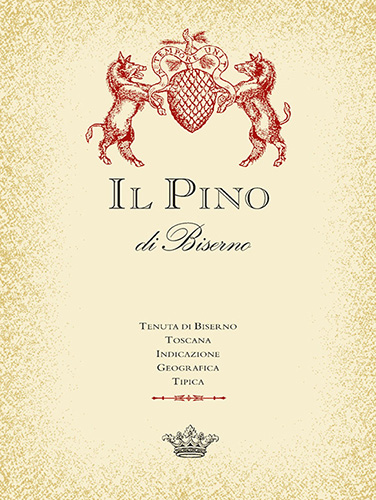 Il Pino di Biserno Front Label