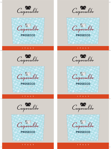 Prosecco DOC Wine Card