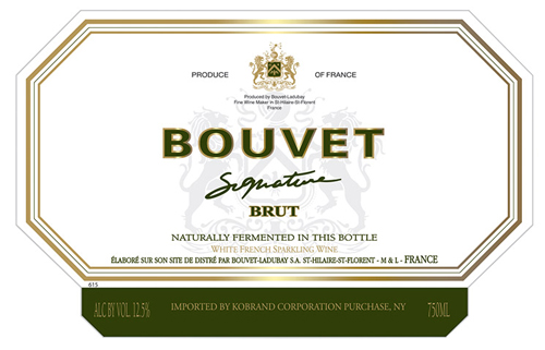 Signature Brut Front Label