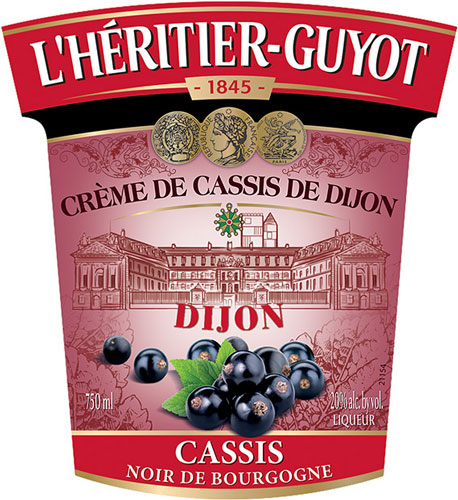 Crème de Cassis de Dijon Front Label