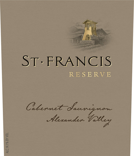 Reserve Cabernet Sauvignon Front Label