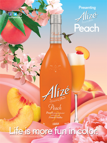 Alizé Peach Cling Poster