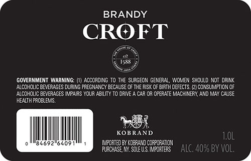 Brandy Back Label