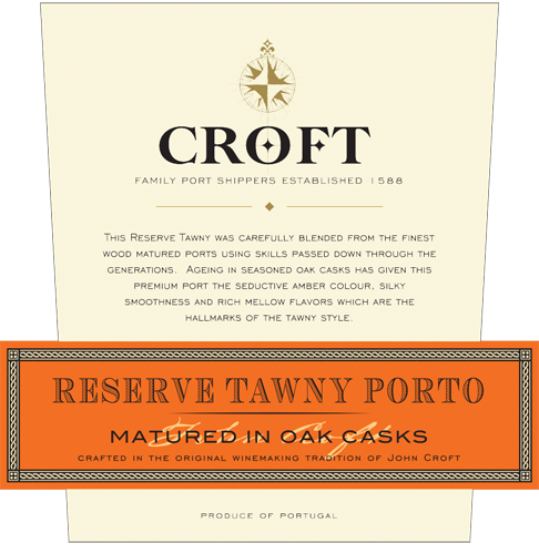 Reserve Tawny Front Label