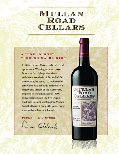 Mullan Road Cellars Family Sell Sheet