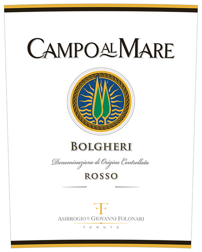 Bolgheri DOC Front Label
