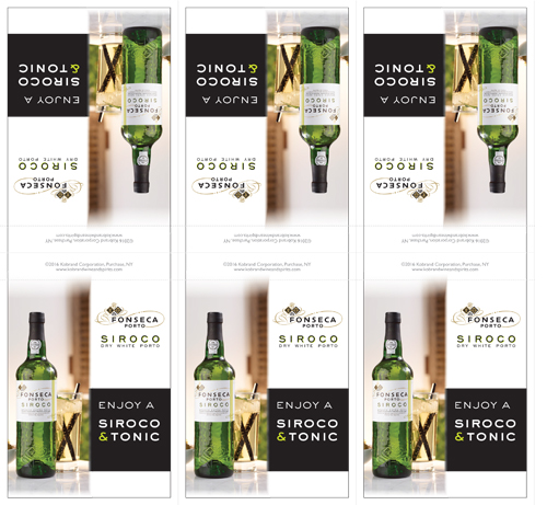 Siroco Extra Dry Shelf talker