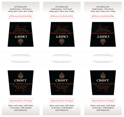 Fine Tawny Porto Shelf Talker