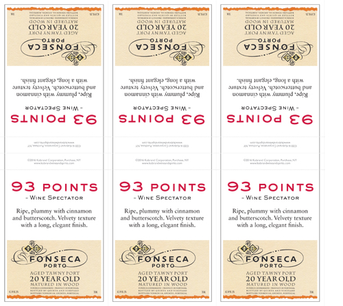 20-Year-Old Tawny Porto Shelf Talker – 93 Points