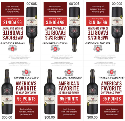 30-Year-Old Tawny Porto Shelf Talker (Editable PDF) – 95 Points