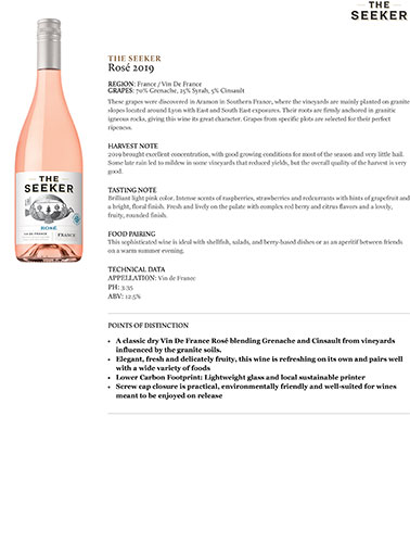 Rosé (France) 2019 Fact Sheet