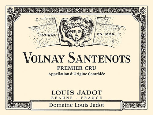Volnay-Santenots Premier Cru Front Label