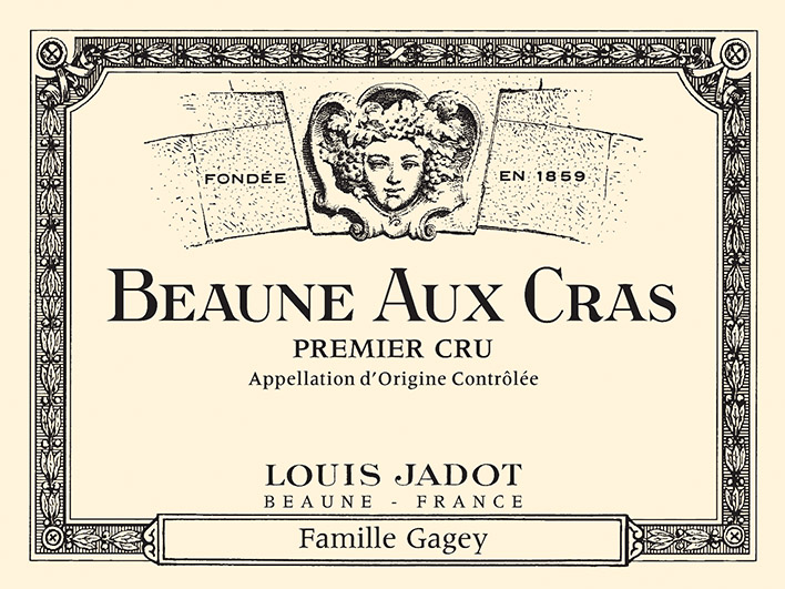 Beaune Aux Cras Premier Cru Front Label