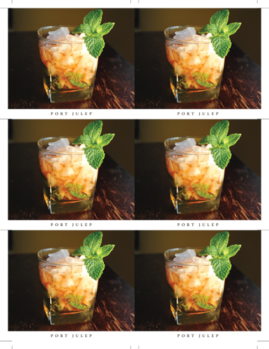 Reserve Tawny Port Julep Cocktail Card
