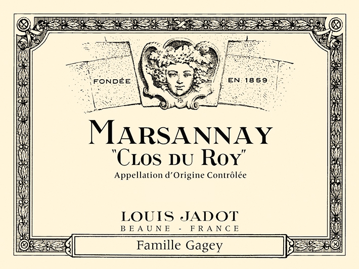 Marsannay Clos du Roy Front Label