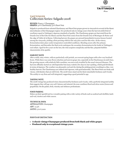 Collection Series: Salgado 2008 Fact Sheet