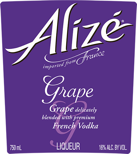 Alizé Grape Front Label (750ml)