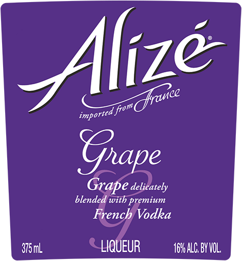 Alizé Grape Front Label (375ml)