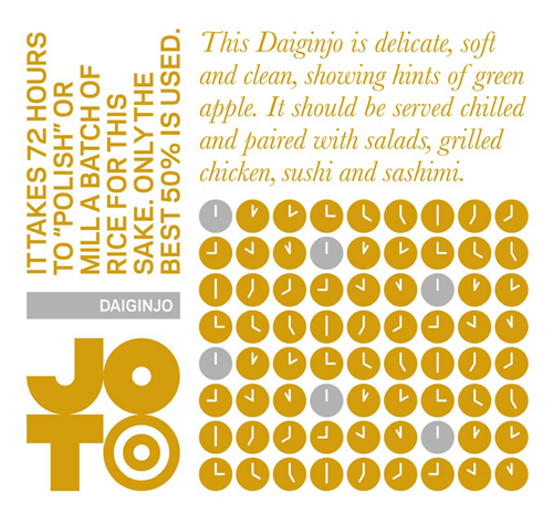 Daiginjo “The One with the Clocks” Front Label (1.8L)