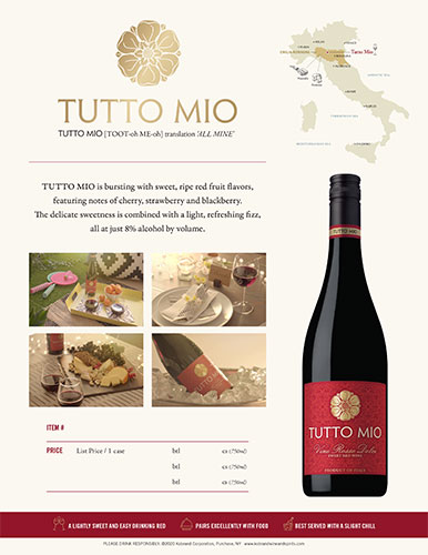 Tutto Mio Sell Sheet (Editable)