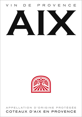 AIX Rosé Front Label