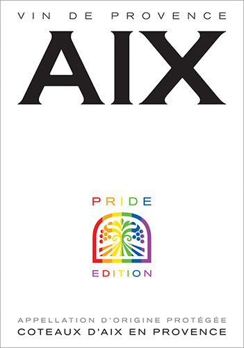 AIX Rosé Pride Front Label