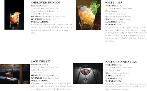 Croft Reserve Tawny Porto Cocktail Database