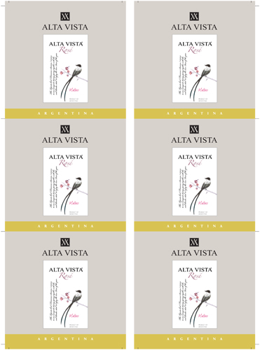 Alta Vista Rosé Wine Card