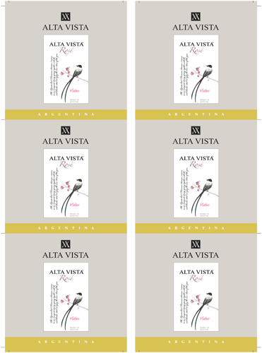 Alta Vista Rosé Wine Card