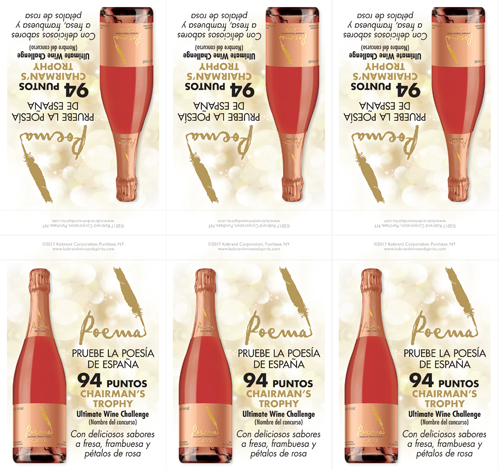 Cava Brut Rosé Spanish Shelf Talker – 92 Points