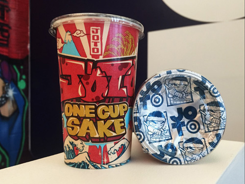 One Cup “Graffiti Cup” Futsushu Front/Top Label