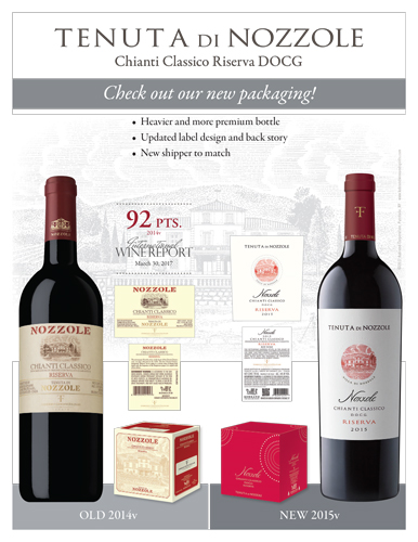Tenuta di Nozzole New Package Sell Sheet