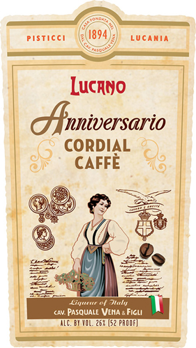 Anniversario Cordial Caffé Front Label