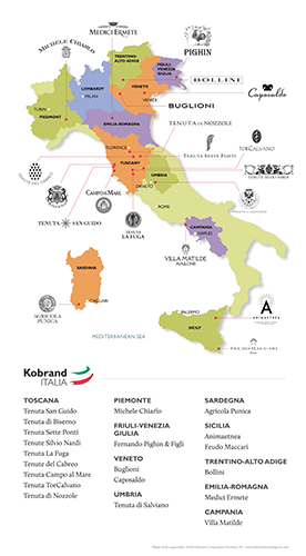 Italian Portfolio Map