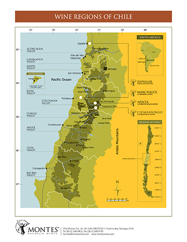 Maps of Montes’ Estates