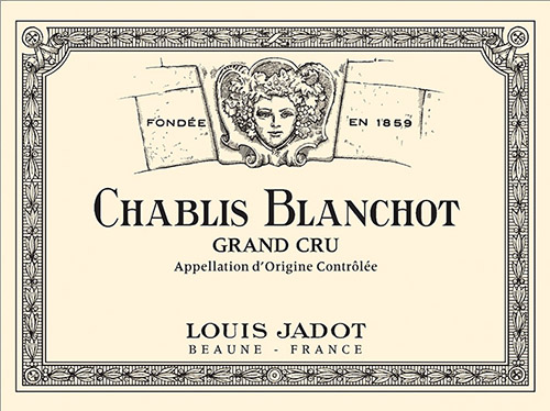 Chablis Blanchot Grand Cru Front Label