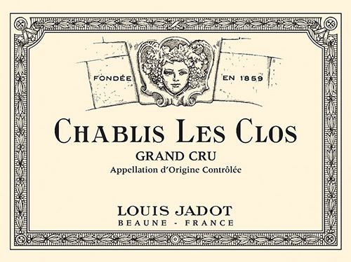 Chablis Les Clos Grand Cru Front Label