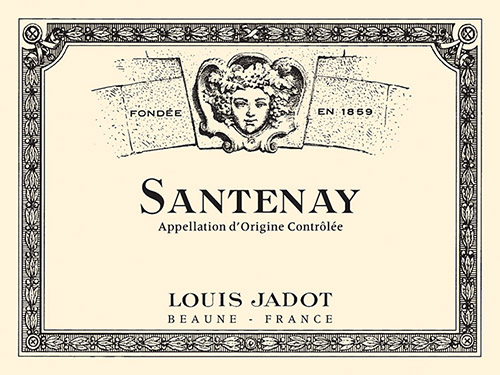 Santenay Blanc Front Label
