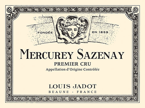 Mercurey Sazenay Premier Cru Front Label
