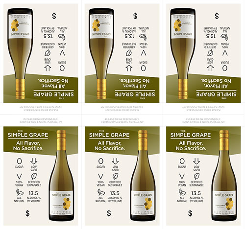 Chardonnay Shelf Talker (Editable PDF)