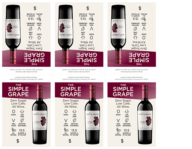 Cabernet Sauvignon Shelf Talker (Editable PDF)