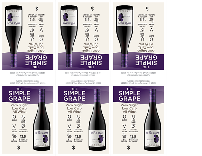 Pinot Noir Shelf Talker (Editable PDF)