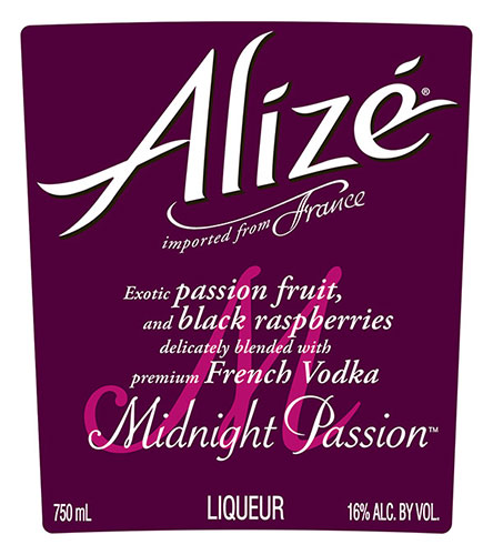 Midnight Passion Front Label (750 ml)