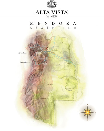 Alta Vista Vineyard Map