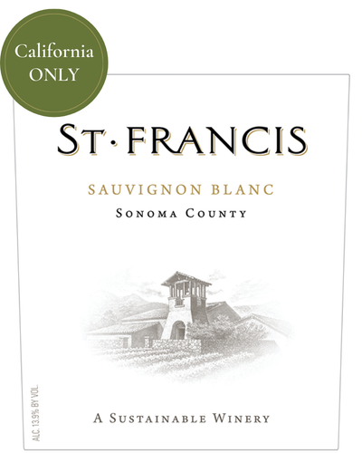 NEW PACKAGING (CA ONLY!) Sonoma County Sauvignon Blanc Front Label